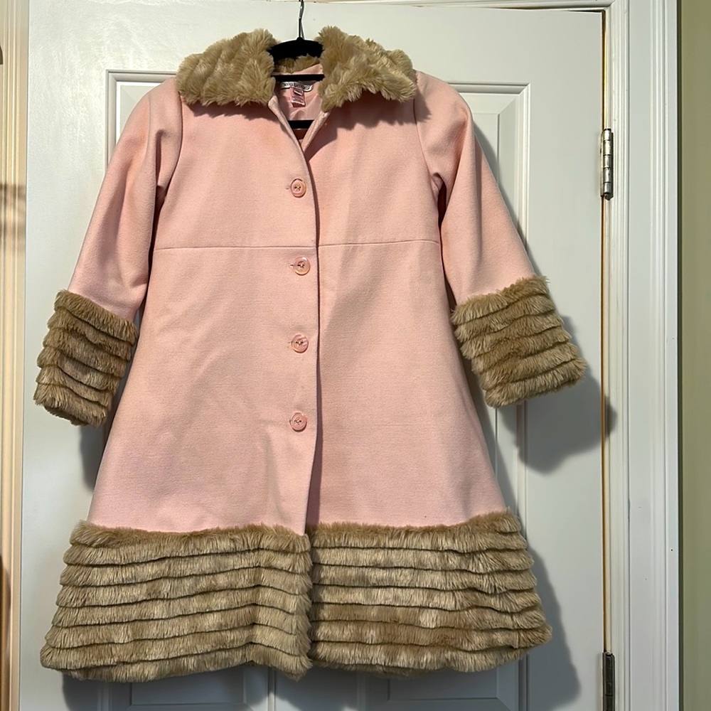 Halabaloo Boutique girl coat sz 10